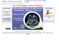 Website Auktionshaus BBA- Therese Weiser Nachf.
