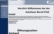 Website Autohaus Bernd Flo�