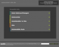 autocenter-ulm.de - nbsp - nbspInformationen zum Thema autocenter-ulm