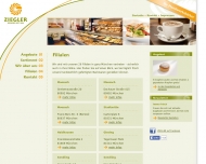 Website Bäckerei Konditorei Ziegler