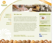 Website Bäckerei Konditorei Ziegler