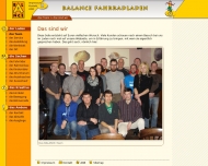 Website Fahrradladen - balance