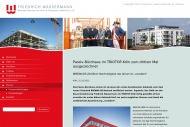 Website Friedrich Wassermann Projektentwicklung