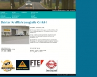 Website Balster Kraftfahrzeugteile