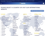 Website VARTA Gerätebatterie