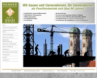 Website Renner Michael Bauunternehmung