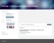 Bild Erfeling + Schilling GmbH Bauunternehmen