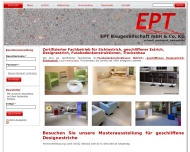 Zertifizierter Fachbetrieb f?r Sichtestrich, geschliffener Estrich, Designestrich, Fussbodenkonstruk...