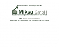 Bild Bauunternehmung Richard Miksa GmbH