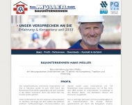 Bauunternehmen Hans M?ller - Dienstleister f?r Bauarbeiten - Hoch- Tiefbau, Br?ckenbauten