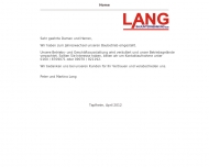 Bild Lang-Bau Bauunternehmung GmbH