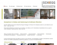 Website Schiegg Bauunternehmen