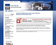 Website Weinelt Franz Bauunternehmung