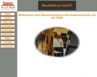 Bild Helmut v. d. Weth Bauunternehmung
