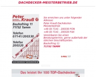 Bild Peter Krau Dachdeckerei