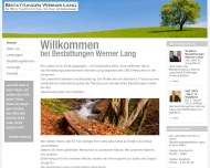 Bild Lang Werner Inh. Lang M. Bestattungsunternehmen