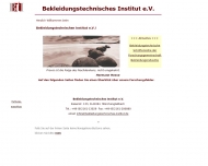 Bild Bekleidungstechnisches Institut