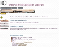 Website PEGRA Fensterbau Peter Gradetzki
