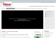Website K L A C E R Heimtextilien