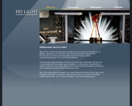 Website Pro Light Lichttechnik Vermietung