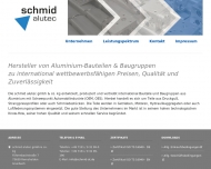 Bild Schmid GmbH Aluminiumtechnologie Metallbearbeitung