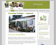 Website Fickinger und Lanzerath Blumenhaus