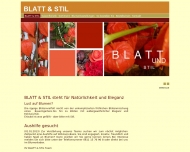 Bild Blatt u. Stil Blumenladen