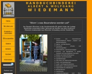 Bild Wiedemann Albert Buchbinderei u. Wolfgang