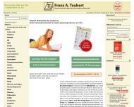 Bild Webseite Taubert Versandbuchhandel Westerode