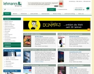 Website Medizinische Buchhandlung J.F. Lehmanns