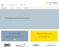 Kundenspezifische Software-L?sungen, Beratung, Realisierung, Betreuung - IT-Choice Software AG