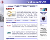 Website Vectorsoft Gesellschaft für Datentechnik