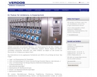 Bild Verdos GmbH, Verfahrens- und Dosiertechnik
