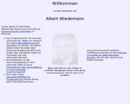 Albert Wiedemann Startseite