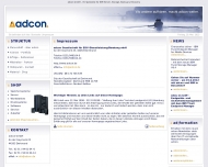 Website adcon Gesellschaft für EDV-Dienstleistungen/Beratung