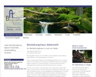 Website Abbenseth Bestattungshaus