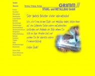 Website Schlosserei & Fensterbau Grimm