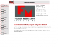 Bild Feurer GmbH & Co. KG Metallbau Edelstahl u. Verarbeitung