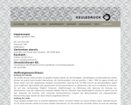 Website Keule-Druck Druckerei