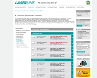 Website Laserline Digitales Druckzentrum Bucec & Co. Berlin