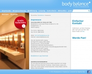 Website BODYBALANCE UND LADY-FITNESS Verwaltungsgesellschaft