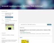 Bild Schmidt Landmaschinen Stahlbau PKW-Anhnger