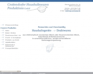 Bild Crottendorfer Haushaltswaren Produktions GmbH