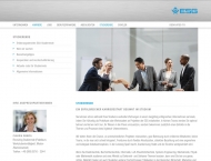 Website ESG Elektroniksystem- und Logistik