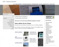 Website E.A.P. Elektroinstallation Elektroinstallation
