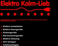 Bild Elektro Kaim-Lieb e.K.