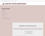 Website Jenneskens Peter Elektro