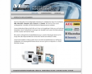 Website Hausgeräte Kundendienst Mangold