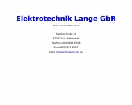 Bild Lange Jrg Elektrotechnik GbR