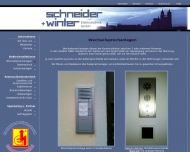 Website Schneider & Winter Elektrotechnik